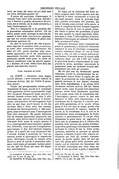 Annali della giurisprudenza italiana raccolta generale delle decisioni delle Corti di cassazione e d'appello in materia civile, criminale, commerciale, di diritto pubblico e amministrativo, e di procedura civile e penale