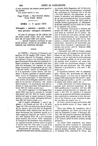 Annali della giurisprudenza italiana raccolta generale delle decisioni delle Corti di cassazione e d'appello in materia civile, criminale, commerciale, di diritto pubblico e amministrativo, e di procedura civile e penale