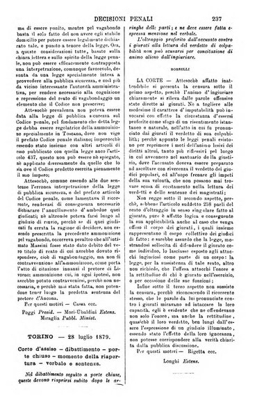 Annali della giurisprudenza italiana raccolta generale delle decisioni delle Corti di cassazione e d'appello in materia civile, criminale, commerciale, di diritto pubblico e amministrativo, e di procedura civile e penale