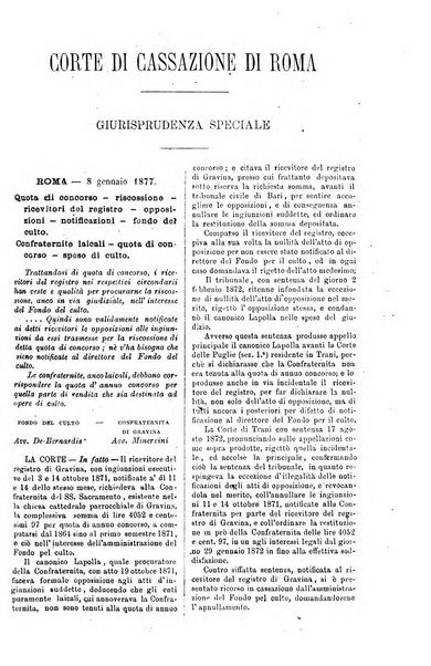 Annali della giurisprudenza italiana raccolta generale delle decisioni delle Corti di cassazione e d'appello in materia civile, criminale, commerciale, di diritto pubblico e amministrativo, e di procedura civile e penale