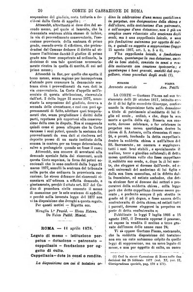 Annali della giurisprudenza italiana raccolta generale delle decisioni delle Corti di cassazione e d'appello in materia civile, criminale, commerciale, di diritto pubblico e amministrativo, e di procedura civile e penale