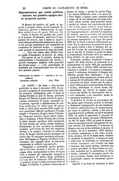 Annali della giurisprudenza italiana raccolta generale delle decisioni delle Corti di cassazione e d'appello in materia civile, criminale, commerciale, di diritto pubblico e amministrativo, e di procedura civile e penale