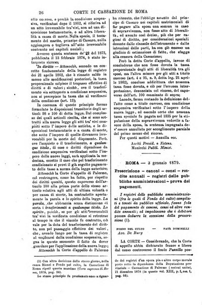 Annali della giurisprudenza italiana raccolta generale delle decisioni delle Corti di cassazione e d'appello in materia civile, criminale, commerciale, di diritto pubblico e amministrativo, e di procedura civile e penale