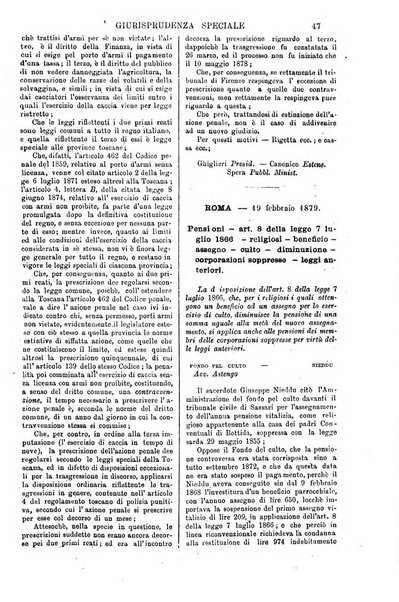 Annali della giurisprudenza italiana raccolta generale delle decisioni delle Corti di cassazione e d'appello in materia civile, criminale, commerciale, di diritto pubblico e amministrativo, e di procedura civile e penale