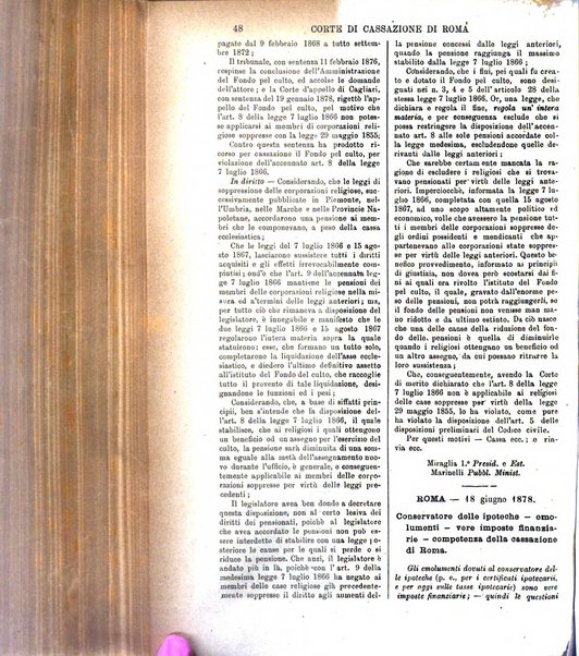 Annali della giurisprudenza italiana raccolta generale delle decisioni delle Corti di cassazione e d'appello in materia civile, criminale, commerciale, di diritto pubblico e amministrativo, e di procedura civile e penale