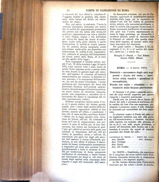 Annali della giurisprudenza italiana raccolta generale delle decisioni delle Corti di cassazione e d'appello in materia civile, criminale, commerciale, di diritto pubblico e amministrativo, e di procedura civile e penale