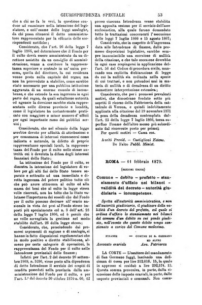 Annali della giurisprudenza italiana raccolta generale delle decisioni delle Corti di cassazione e d'appello in materia civile, criminale, commerciale, di diritto pubblico e amministrativo, e di procedura civile e penale