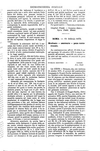 Annali della giurisprudenza italiana raccolta generale delle decisioni delle Corti di cassazione e d'appello in materia civile, criminale, commerciale, di diritto pubblico e amministrativo, e di procedura civile e penale