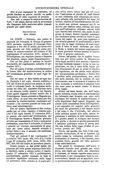 Annali della giurisprudenza italiana raccolta generale delle decisioni delle Corti di cassazione e d'appello in materia civile, criminale, commerciale, di diritto pubblico e amministrativo, e di procedura civile e penale