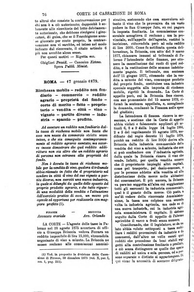 Annali della giurisprudenza italiana raccolta generale delle decisioni delle Corti di cassazione e d'appello in materia civile, criminale, commerciale, di diritto pubblico e amministrativo, e di procedura civile e penale