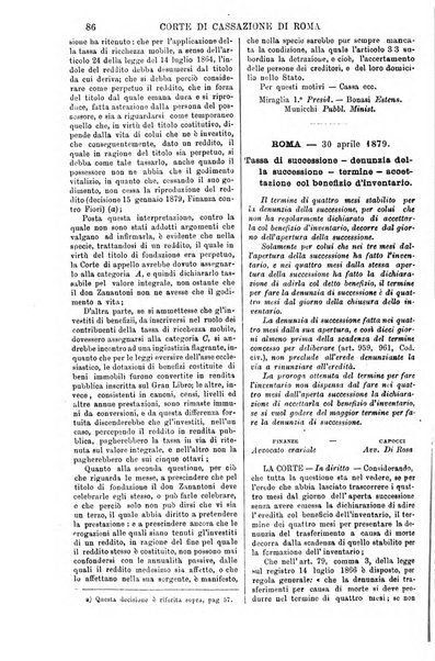 Annali della giurisprudenza italiana raccolta generale delle decisioni delle Corti di cassazione e d'appello in materia civile, criminale, commerciale, di diritto pubblico e amministrativo, e di procedura civile e penale