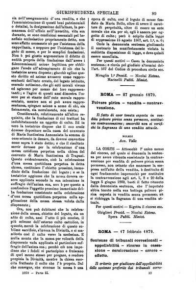 Annali della giurisprudenza italiana raccolta generale delle decisioni delle Corti di cassazione e d'appello in materia civile, criminale, commerciale, di diritto pubblico e amministrativo, e di procedura civile e penale