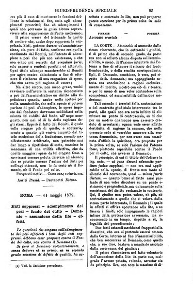 Annali della giurisprudenza italiana raccolta generale delle decisioni delle Corti di cassazione e d'appello in materia civile, criminale, commerciale, di diritto pubblico e amministrativo, e di procedura civile e penale