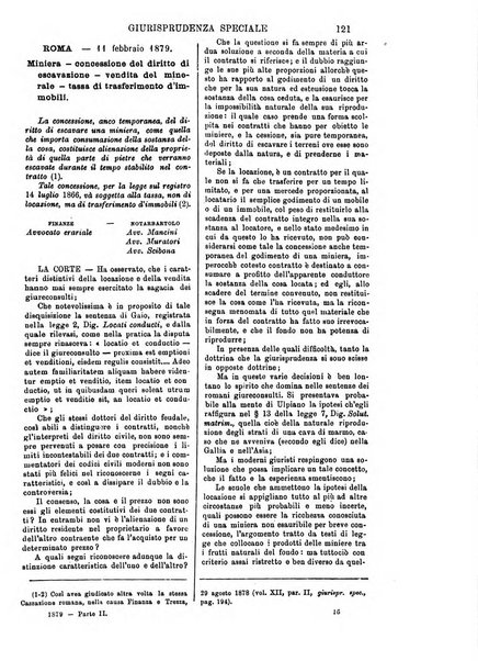 Annali della giurisprudenza italiana raccolta generale delle decisioni delle Corti di cassazione e d'appello in materia civile, criminale, commerciale, di diritto pubblico e amministrativo, e di procedura civile e penale