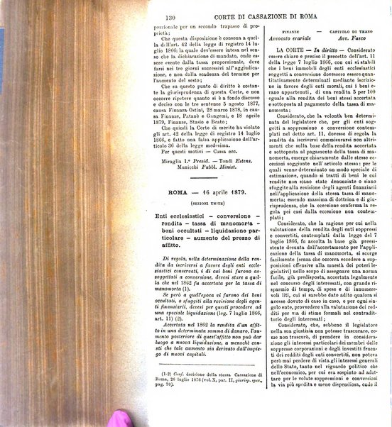 Annali della giurisprudenza italiana raccolta generale delle decisioni delle Corti di cassazione e d'appello in materia civile, criminale, commerciale, di diritto pubblico e amministrativo, e di procedura civile e penale