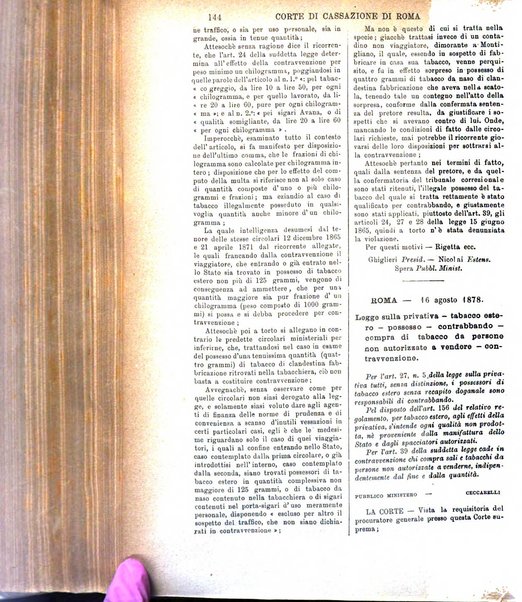 Annali della giurisprudenza italiana raccolta generale delle decisioni delle Corti di cassazione e d'appello in materia civile, criminale, commerciale, di diritto pubblico e amministrativo, e di procedura civile e penale