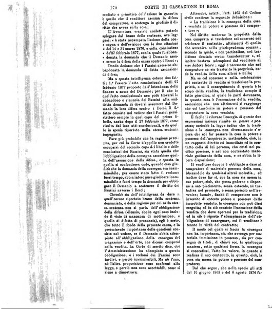 Annali della giurisprudenza italiana raccolta generale delle decisioni delle Corti di cassazione e d'appello in materia civile, criminale, commerciale, di diritto pubblico e amministrativo, e di procedura civile e penale