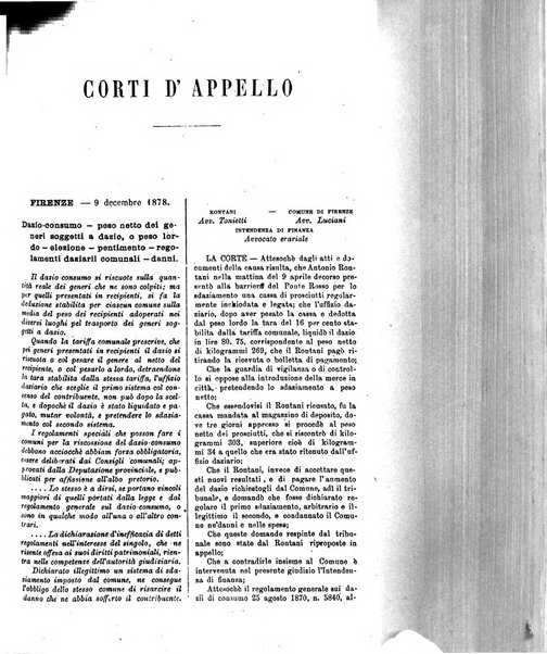 Annali della giurisprudenza italiana raccolta generale delle decisioni delle Corti di cassazione e d'appello in materia civile, criminale, commerciale, di diritto pubblico e amministrativo, e di procedura civile e penale