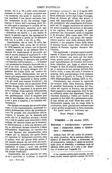 Annali della giurisprudenza italiana raccolta generale delle decisioni delle Corti di cassazione e d'appello in materia civile, criminale, commerciale, di diritto pubblico e amministrativo, e di procedura civile e penale