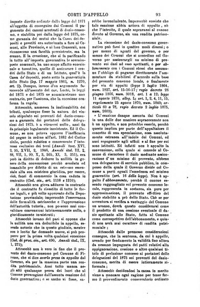 Annali della giurisprudenza italiana raccolta generale delle decisioni delle Corti di cassazione e d'appello in materia civile, criminale, commerciale, di diritto pubblico e amministrativo, e di procedura civile e penale