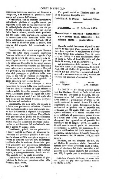 Annali della giurisprudenza italiana raccolta generale delle decisioni delle Corti di cassazione e d'appello in materia civile, criminale, commerciale, di diritto pubblico e amministrativo, e di procedura civile e penale