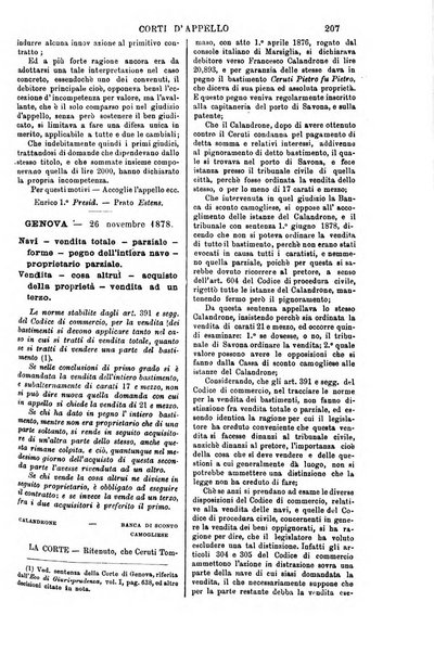 Annali della giurisprudenza italiana raccolta generale delle decisioni delle Corti di cassazione e d'appello in materia civile, criminale, commerciale, di diritto pubblico e amministrativo, e di procedura civile e penale