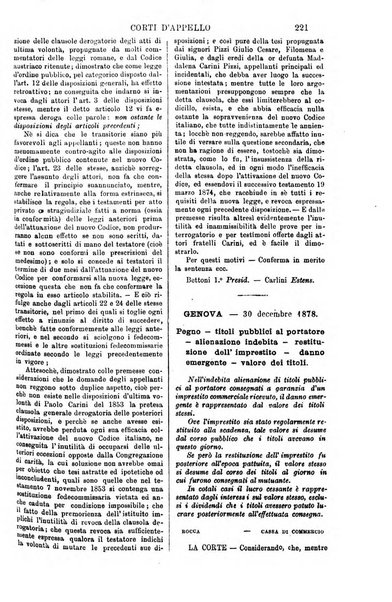 Annali della giurisprudenza italiana raccolta generale delle decisioni delle Corti di cassazione e d'appello in materia civile, criminale, commerciale, di diritto pubblico e amministrativo, e di procedura civile e penale