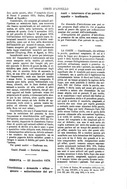 Annali della giurisprudenza italiana raccolta generale delle decisioni delle Corti di cassazione e d'appello in materia civile, criminale, commerciale, di diritto pubblico e amministrativo, e di procedura civile e penale