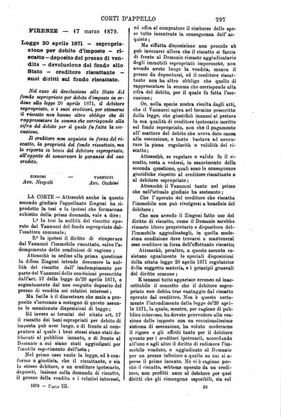 Annali della giurisprudenza italiana raccolta generale delle decisioni delle Corti di cassazione e d'appello in materia civile, criminale, commerciale, di diritto pubblico e amministrativo, e di procedura civile e penale