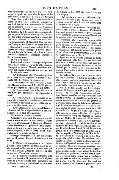 Annali della giurisprudenza italiana raccolta generale delle decisioni delle Corti di cassazione e d'appello in materia civile, criminale, commerciale, di diritto pubblico e amministrativo, e di procedura civile e penale