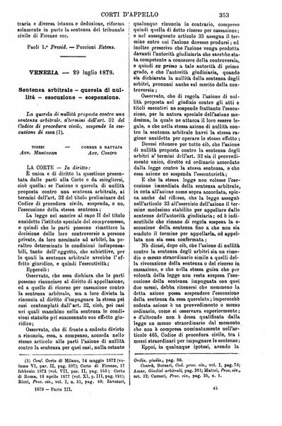 Annali della giurisprudenza italiana raccolta generale delle decisioni delle Corti di cassazione e d'appello in materia civile, criminale, commerciale, di diritto pubblico e amministrativo, e di procedura civile e penale