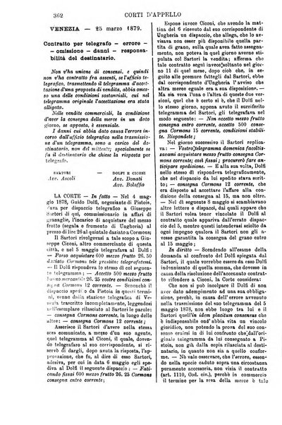 Annali della giurisprudenza italiana raccolta generale delle decisioni delle Corti di cassazione e d'appello in materia civile, criminale, commerciale, di diritto pubblico e amministrativo, e di procedura civile e penale