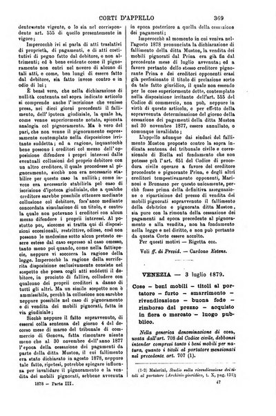 Annali della giurisprudenza italiana raccolta generale delle decisioni delle Corti di cassazione e d'appello in materia civile, criminale, commerciale, di diritto pubblico e amministrativo, e di procedura civile e penale