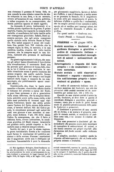 Annali della giurisprudenza italiana raccolta generale delle decisioni delle Corti di cassazione e d'appello in materia civile, criminale, commerciale, di diritto pubblico e amministrativo, e di procedura civile e penale