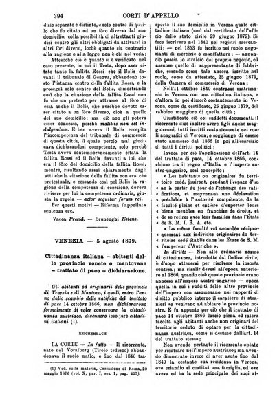 Annali della giurisprudenza italiana raccolta generale delle decisioni delle Corti di cassazione e d'appello in materia civile, criminale, commerciale, di diritto pubblico e amministrativo, e di procedura civile e penale