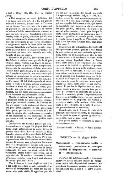 Annali della giurisprudenza italiana raccolta generale delle decisioni delle Corti di cassazione e d'appello in materia civile, criminale, commerciale, di diritto pubblico e amministrativo, e di procedura civile e penale