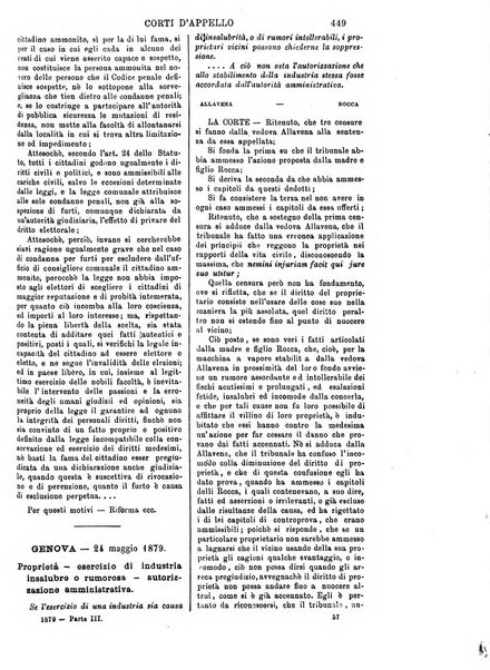 Annali della giurisprudenza italiana raccolta generale delle decisioni delle Corti di cassazione e d'appello in materia civile, criminale, commerciale, di diritto pubblico e amministrativo, e di procedura civile e penale