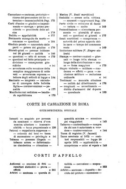 Annali della giurisprudenza italiana raccolta generale delle decisioni delle Corti di cassazione e d'appello in materia civile, criminale, commerciale, di diritto pubblico e amministrativo, e di procedura civile e penale