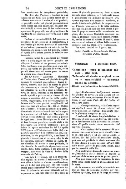 Annali della giurisprudenza italiana raccolta generale delle decisioni delle Corti di cassazione e d'appello in materia civile, criminale, commerciale, di diritto pubblico e amministrativo, e di procedura civile e penale