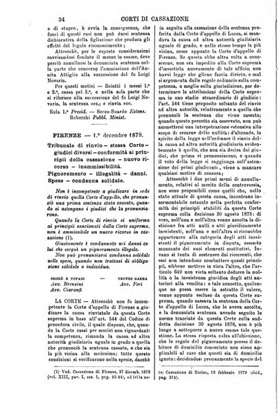 Annali della giurisprudenza italiana raccolta generale delle decisioni delle Corti di cassazione e d'appello in materia civile, criminale, commerciale, di diritto pubblico e amministrativo, e di procedura civile e penale