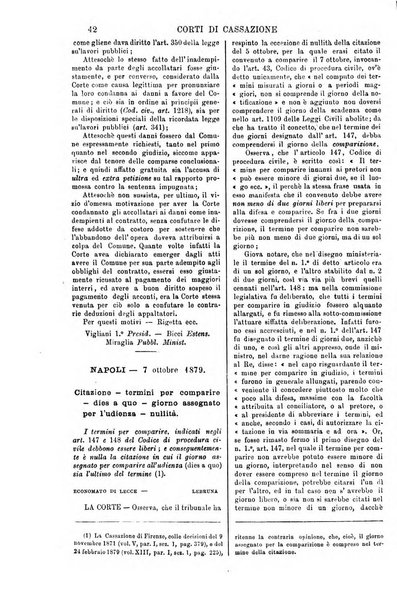 Annali della giurisprudenza italiana raccolta generale delle decisioni delle Corti di cassazione e d'appello in materia civile, criminale, commerciale, di diritto pubblico e amministrativo, e di procedura civile e penale