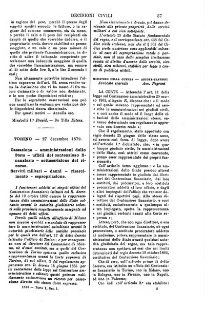 Annali della giurisprudenza italiana raccolta generale delle decisioni delle Corti di cassazione e d'appello in materia civile, criminale, commerciale, di diritto pubblico e amministrativo, e di procedura civile e penale