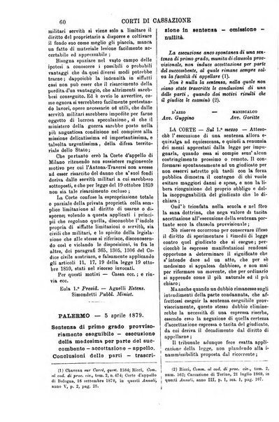 Annali della giurisprudenza italiana raccolta generale delle decisioni delle Corti di cassazione e d'appello in materia civile, criminale, commerciale, di diritto pubblico e amministrativo, e di procedura civile e penale