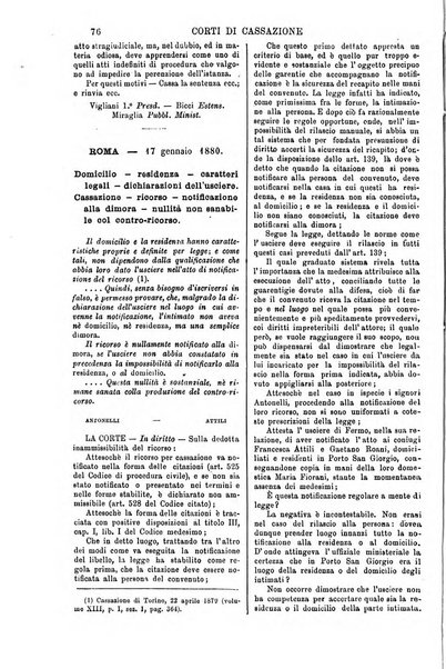 Annali della giurisprudenza italiana raccolta generale delle decisioni delle Corti di cassazione e d'appello in materia civile, criminale, commerciale, di diritto pubblico e amministrativo, e di procedura civile e penale