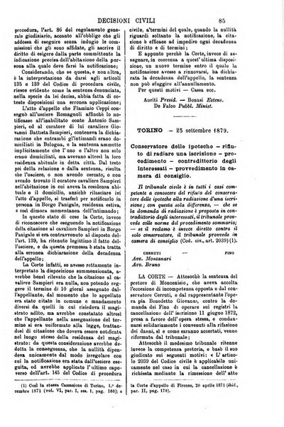 Annali della giurisprudenza italiana raccolta generale delle decisioni delle Corti di cassazione e d'appello in materia civile, criminale, commerciale, di diritto pubblico e amministrativo, e di procedura civile e penale