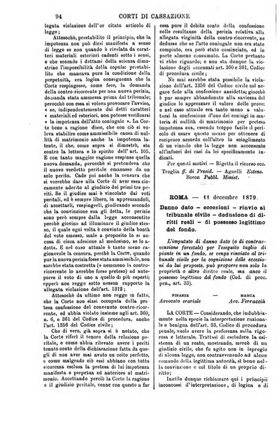 Annali della giurisprudenza italiana raccolta generale delle decisioni delle Corti di cassazione e d'appello in materia civile, criminale, commerciale, di diritto pubblico e amministrativo, e di procedura civile e penale