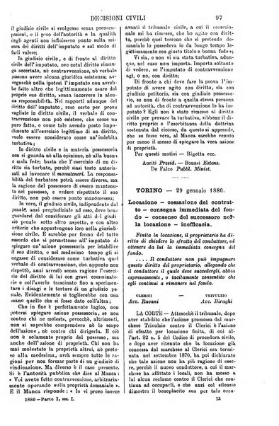 Annali della giurisprudenza italiana raccolta generale delle decisioni delle Corti di cassazione e d'appello in materia civile, criminale, commerciale, di diritto pubblico e amministrativo, e di procedura civile e penale