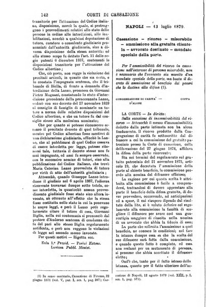 Annali della giurisprudenza italiana raccolta generale delle decisioni delle Corti di cassazione e d'appello in materia civile, criminale, commerciale, di diritto pubblico e amministrativo, e di procedura civile e penale