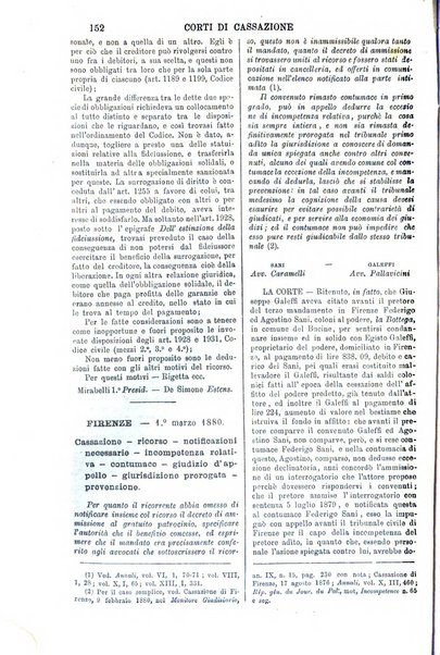 Annali della giurisprudenza italiana raccolta generale delle decisioni delle Corti di cassazione e d'appello in materia civile, criminale, commerciale, di diritto pubblico e amministrativo, e di procedura civile e penale