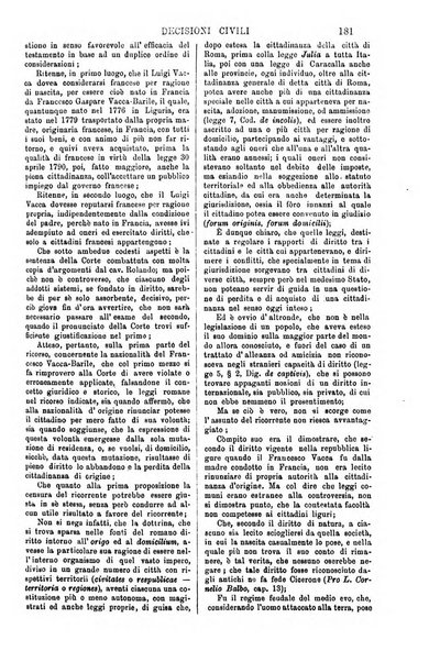 Annali della giurisprudenza italiana raccolta generale delle decisioni delle Corti di cassazione e d'appello in materia civile, criminale, commerciale, di diritto pubblico e amministrativo, e di procedura civile e penale